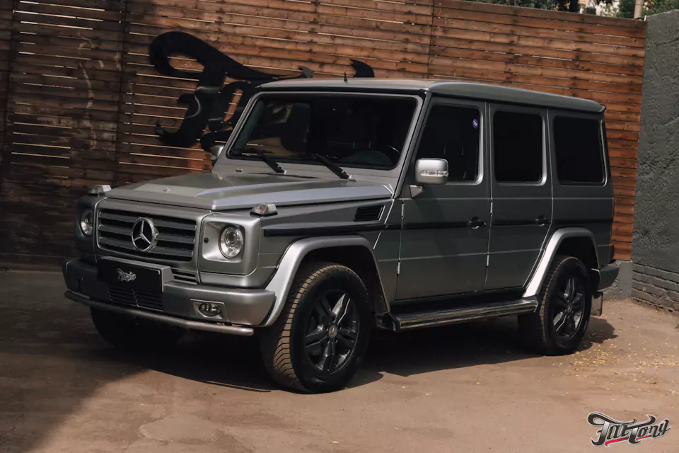 Кузовной ремонт, борьба с коррозией и попадание в матовость для 1 из 50 Mercedes G-Class